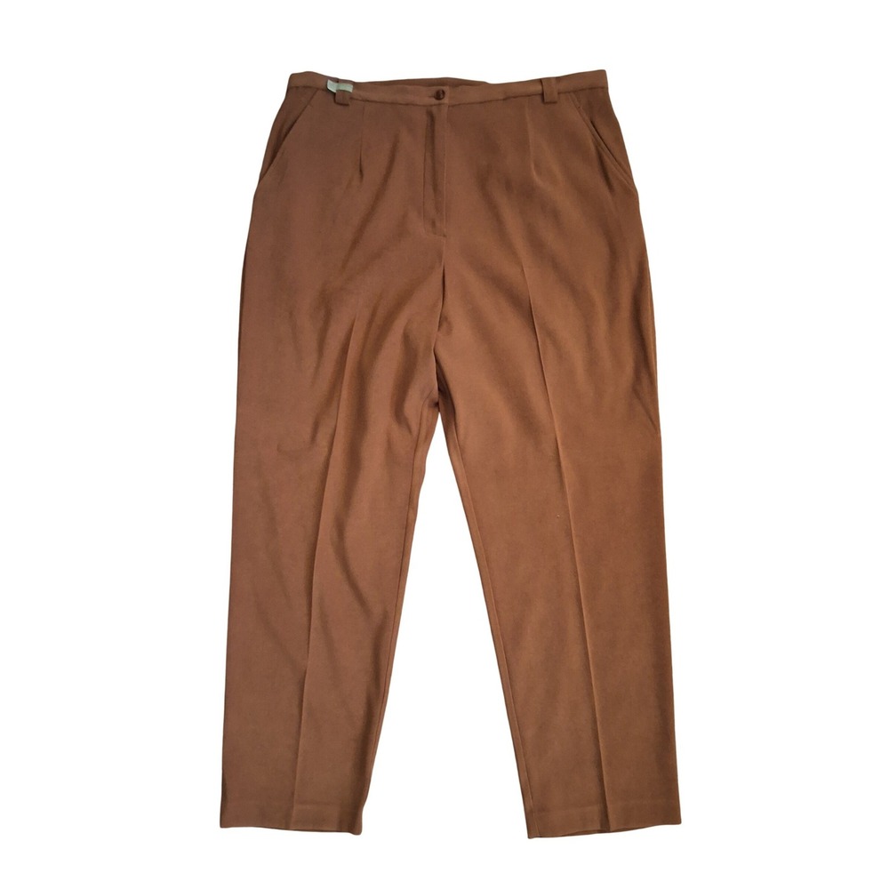 Coldwater Creek 18 Highwaisted Straight Creased Trouser Business Casual Academia